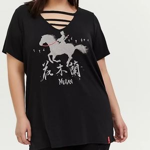 Torrid Disney Licensed Mulan Tee